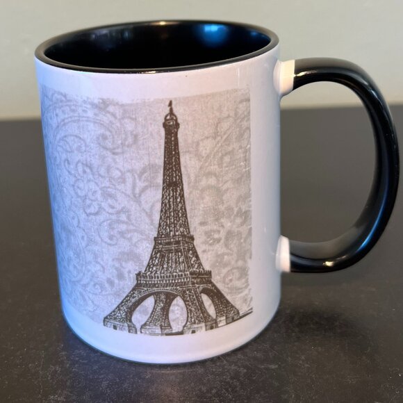 Eiffel Tower PARIS FRANCE Ceramic Souvenir Mug ~ Parisian Landmark ~ Europe - Picture 3 of 8
